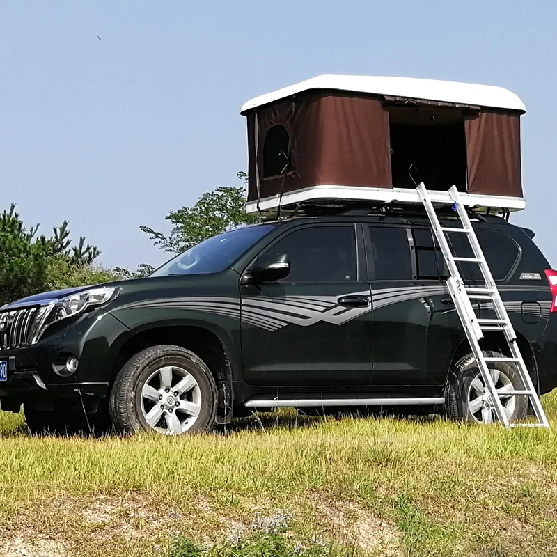 wholesale outdoor camping hiking luxury safari hard shell traveler auto car roof top tent for sale