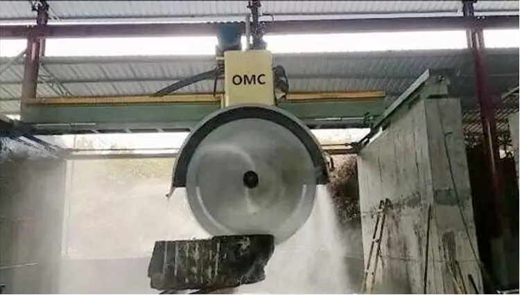 Multi blade granite marble block bridge cutting machine stone machinery for stone production line