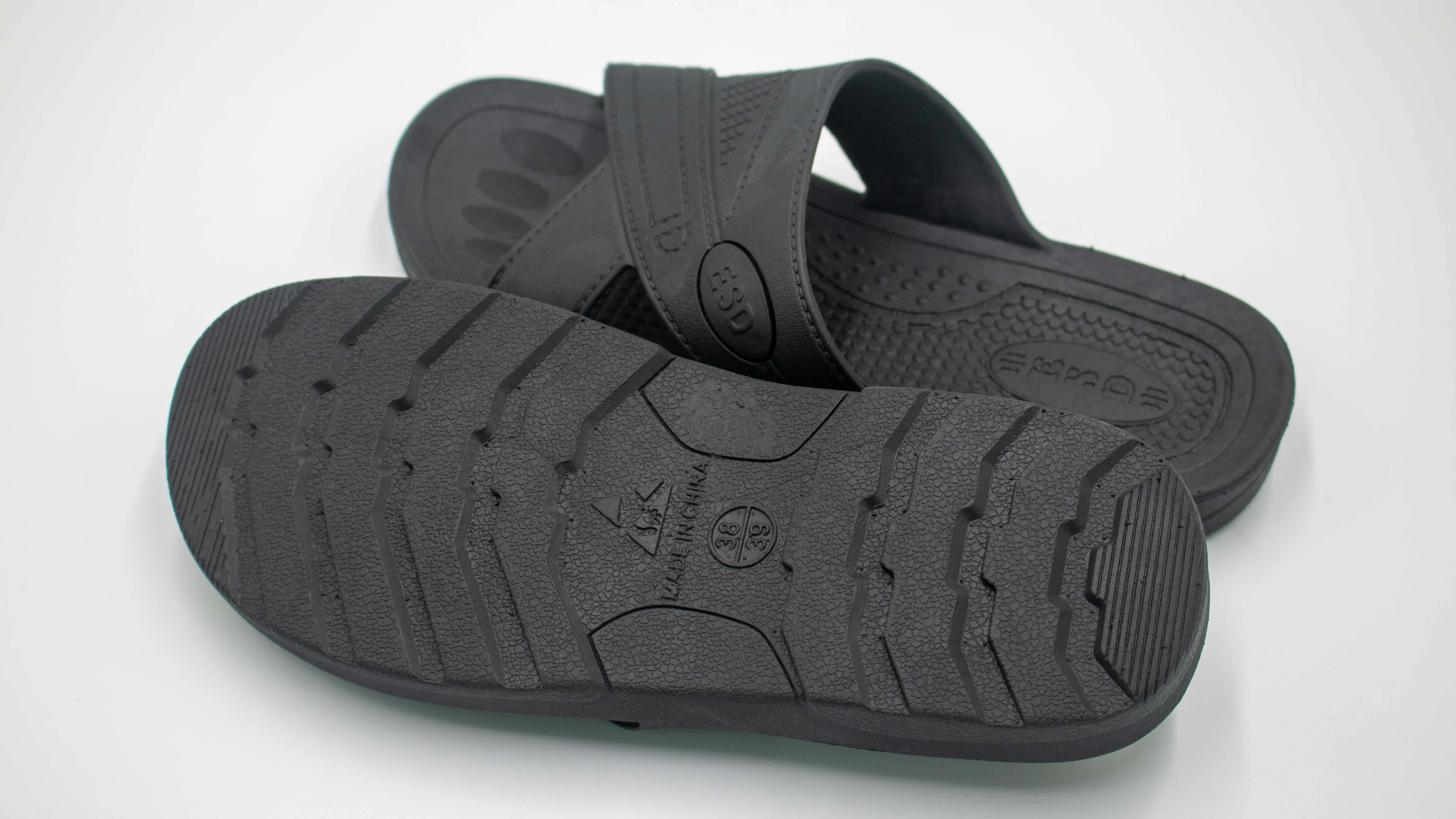Unisex SPU ESD Slippers  Comfortable and Practical Anti-Static Cleanroom Shoes for Safe Work