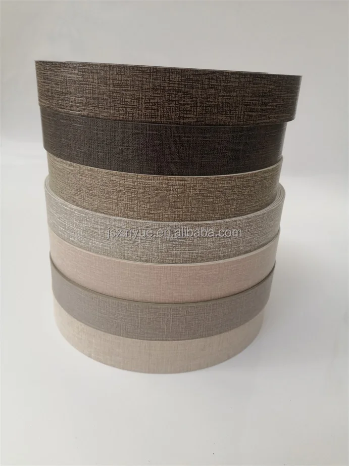 Match color and pattern PVC edge according to PVC film and HPL sheets