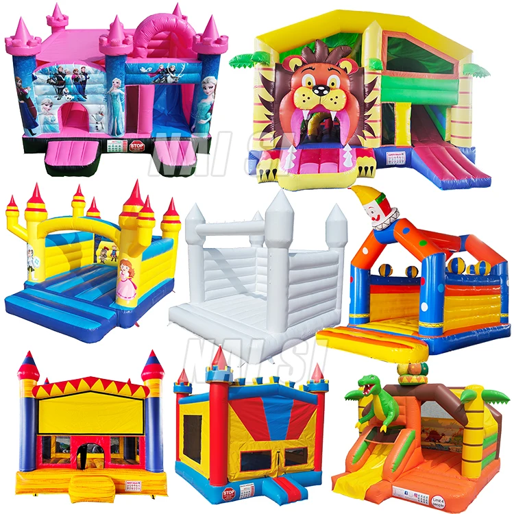 High Quality Wholesale Bouncy Castle Inflatable Bouncing Castle With Slide Commercial Bouncy Castle For Kids