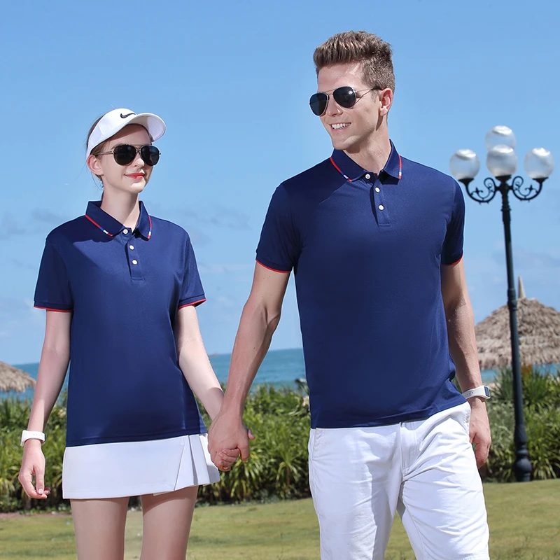 Wholesale OEM Logo Plain Cotton American Size polo shirts short sleeve golf t shirts for men