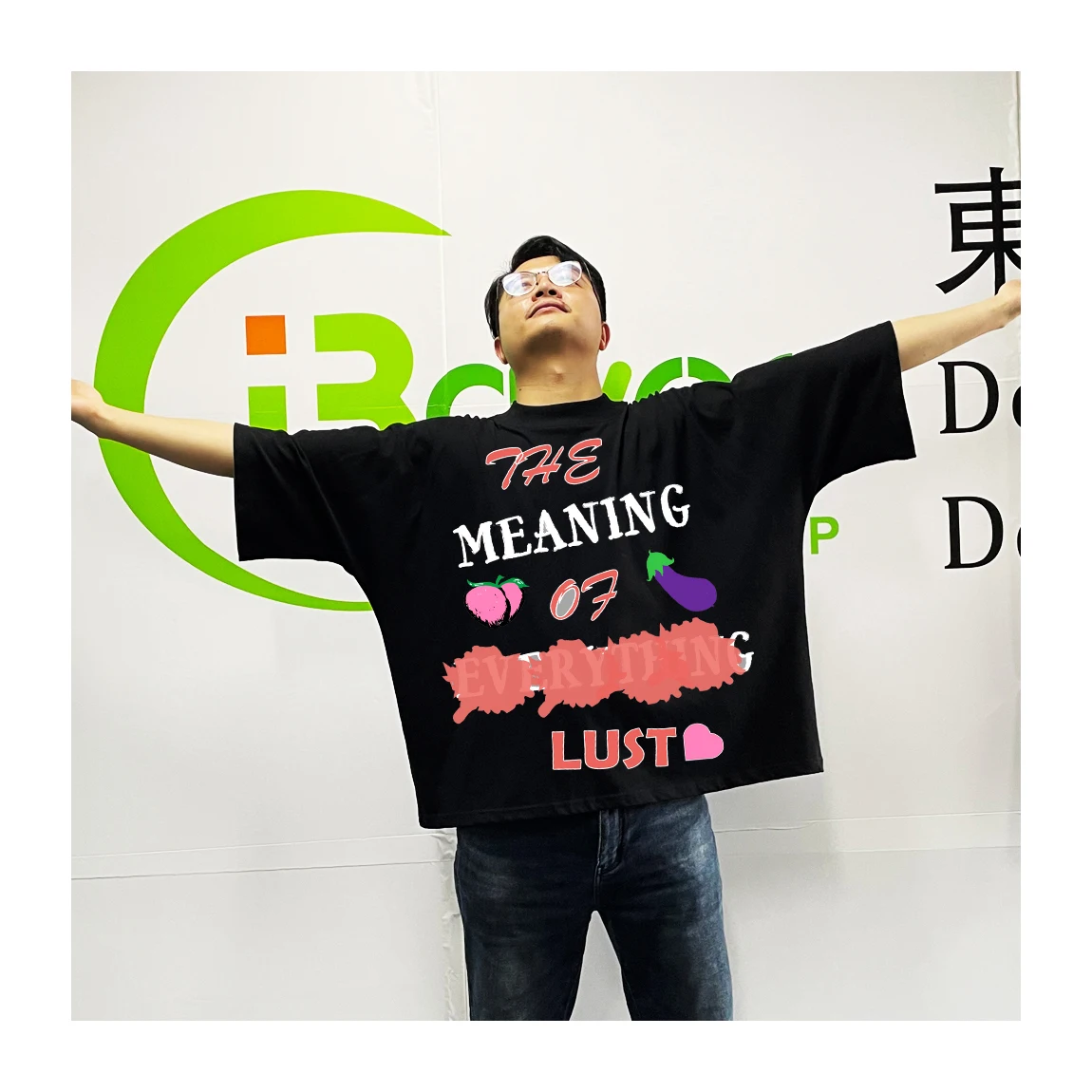 300 Gsm Heavy Cotton Oversized Boxy Plain T Shirt High Quality Custom Dtg Print Logo Screen Printing Cropped Boxy T Shirt Men