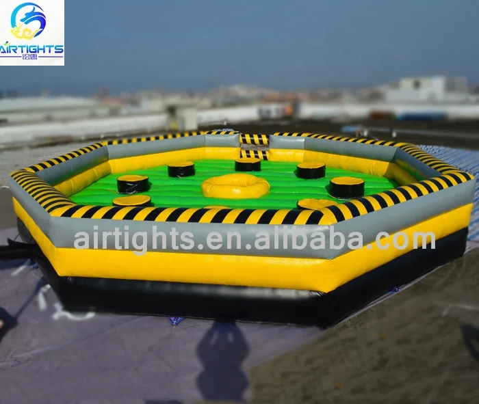 Latest Craze Wipe out Game Whole Set Good Price Inflatable Melt down for Sale