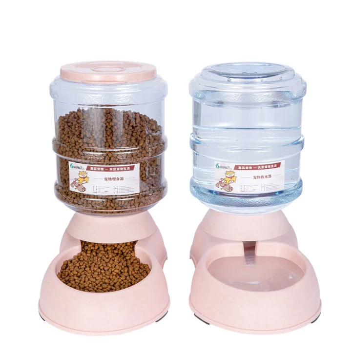 Pets Water Dispenser Automatic Feeders for Cats and Dogs Food Bowl Cats Products for Plastic Water Fountain Pet Supplies