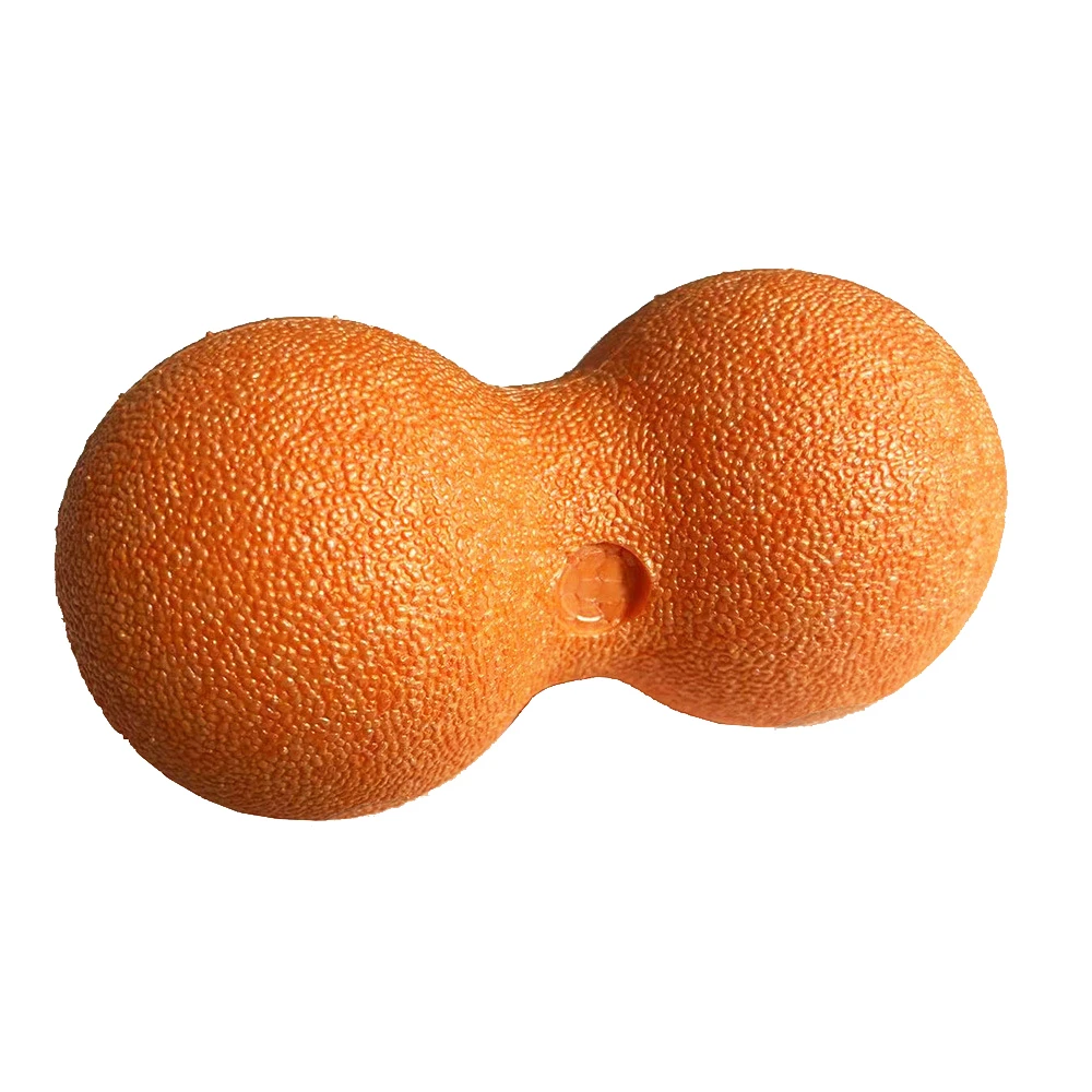 Timecreate Double Peanut Muscle 5 Inch Spiky Muscle Peanut Soft Massage Ball For Yoga Fitness
