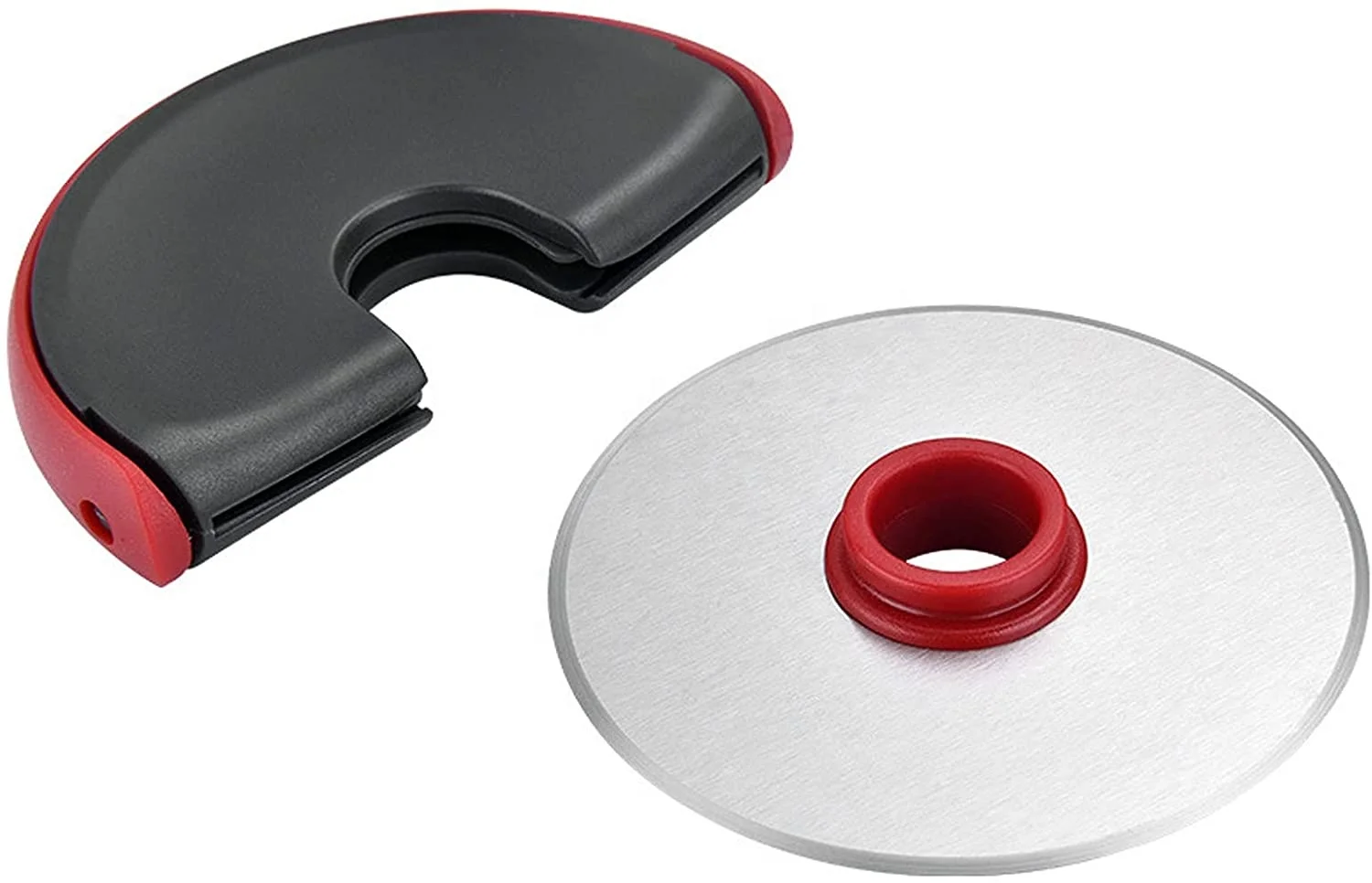 Hot sales in 2023 Pizza Cutter Wheel  Stainless Steel Kitchen Pizza Wheels Round Pizza Cutter With Protective Guard