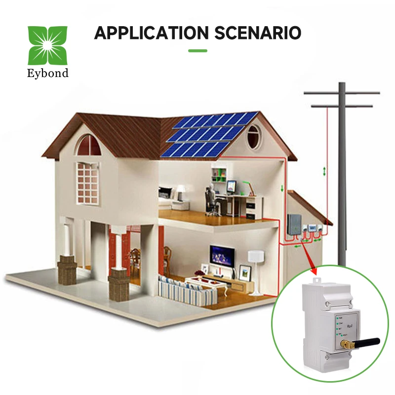Eybond Wi-Fi /4G  RS-485  RS-232 IP21 All industrial equipment wireless network monitoring data logger solar monitoring system