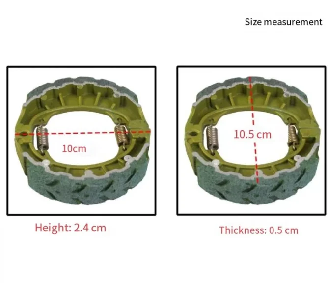 Manufacturers supply hot-selling motorcycle front wheel brake shoes.