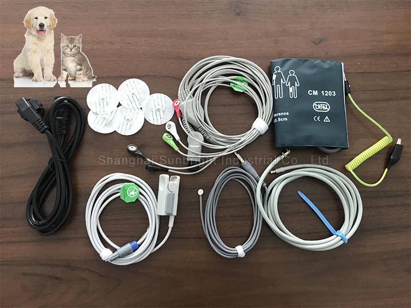 Top 1 portable handheld veterinary use vital Signs multiparameter monitor pets veterinary monitor