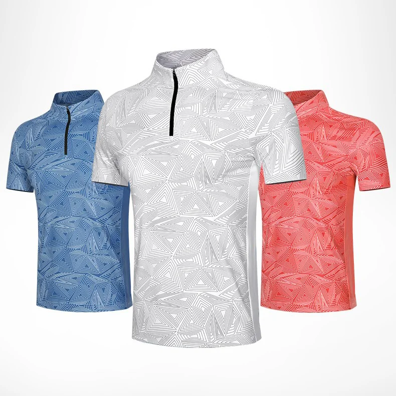 Golf Polo Wholesale Plain Golf Wear Custom Your Own Logo Polo Shirt Oem Pattern Breathable Golf Jersey For Men
