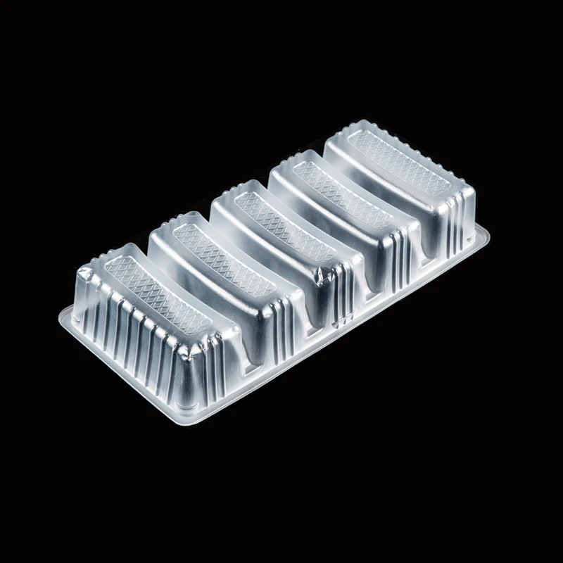 dumpling tray plastic Frozen Dumplings Tray Custom Design Disposable Blister PP food packaging PP dumpling tray