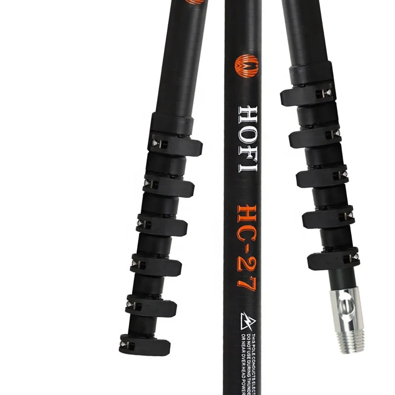 HOFI HC-27 China manufacture custom made carbon fiber telescopic carbon fiber pole