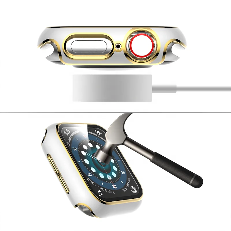Корпус для часов закаленное стекло Apple Watch 5 3 4 band iWatch 42 мм 38 защитный чехол бампер