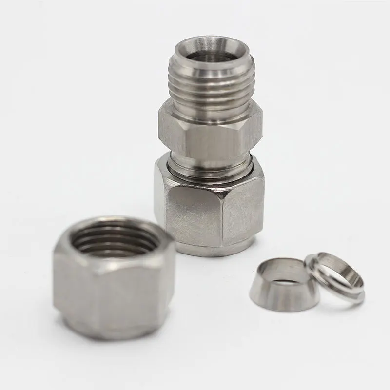 7023 YURUN Atomizing spray nozzle Stainless Steel304 Cutting Ferrule union one nozzle hole for water fog mist system hose
