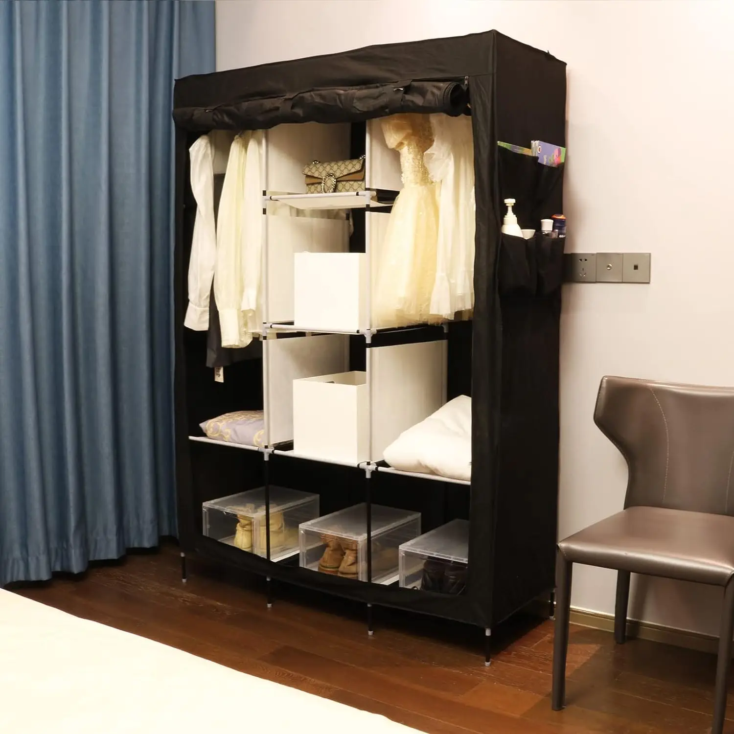 Многофункциональный Тканевый шкаф для хранения высококачественный дешевый складной