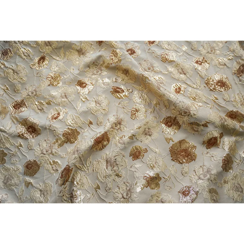 Woven Jacquard Fabric for Dress Various Styles 100% Polyester Jacquard Dress Fabric