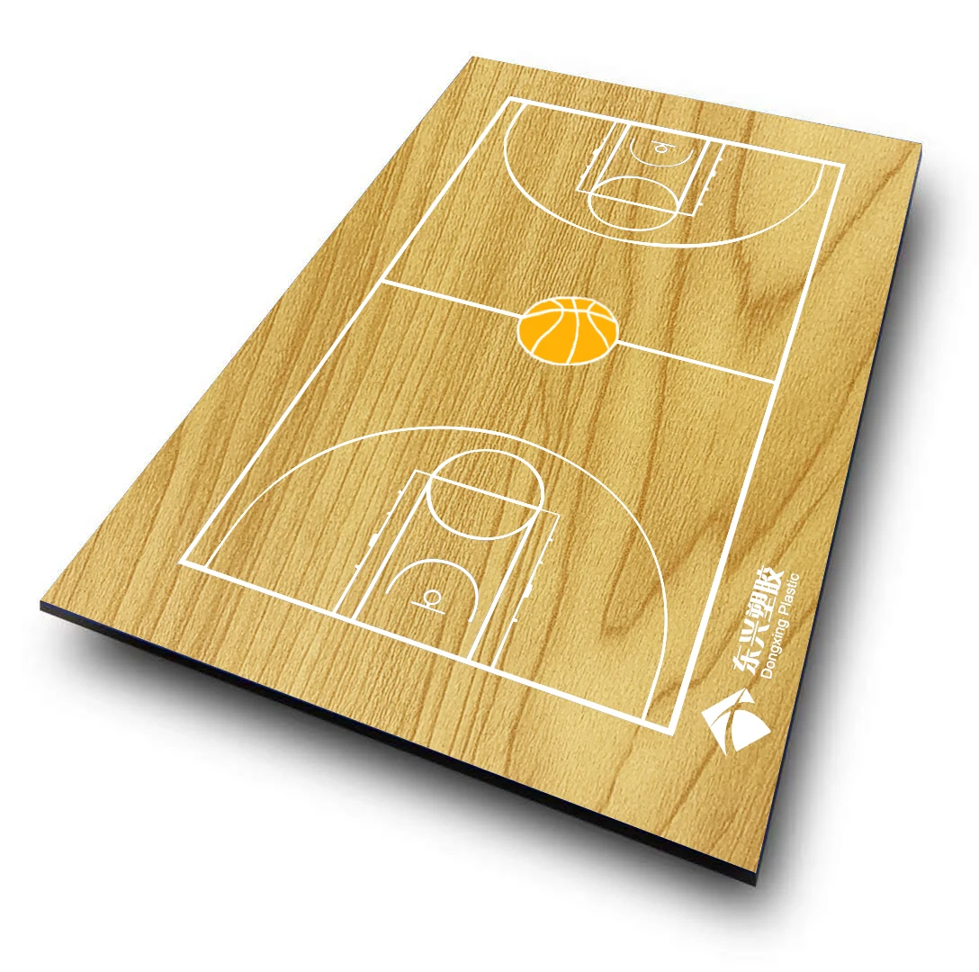 Indoor PVC Material Wood Surface Sports Flooring for Basketball Court