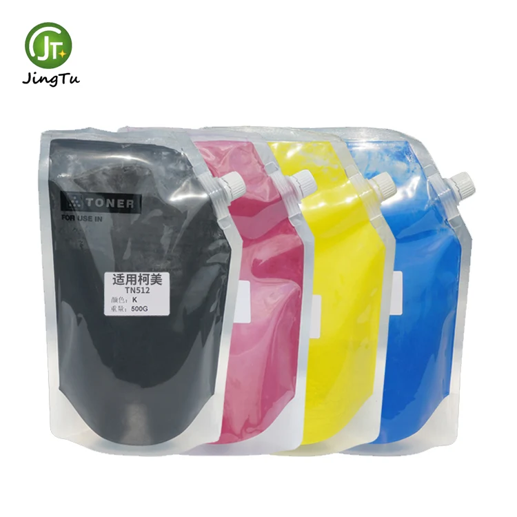 Объемный воздушный мешок CMYK, цветной тонер, Заправляемый для konica minolta bizhub 454e 554e c554 c454 тонер