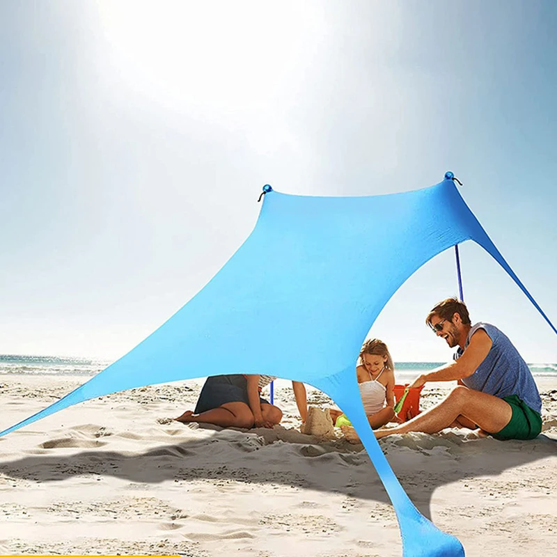 Factory Direct Supply Modern Portable Beach Tent Pop up Camping Trailer Tent Outdoor Shade Storage for Beach Shade