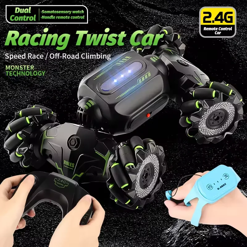 Special deformation monster technology four-wheel drive dual control 2.4G remote control racing twist car
