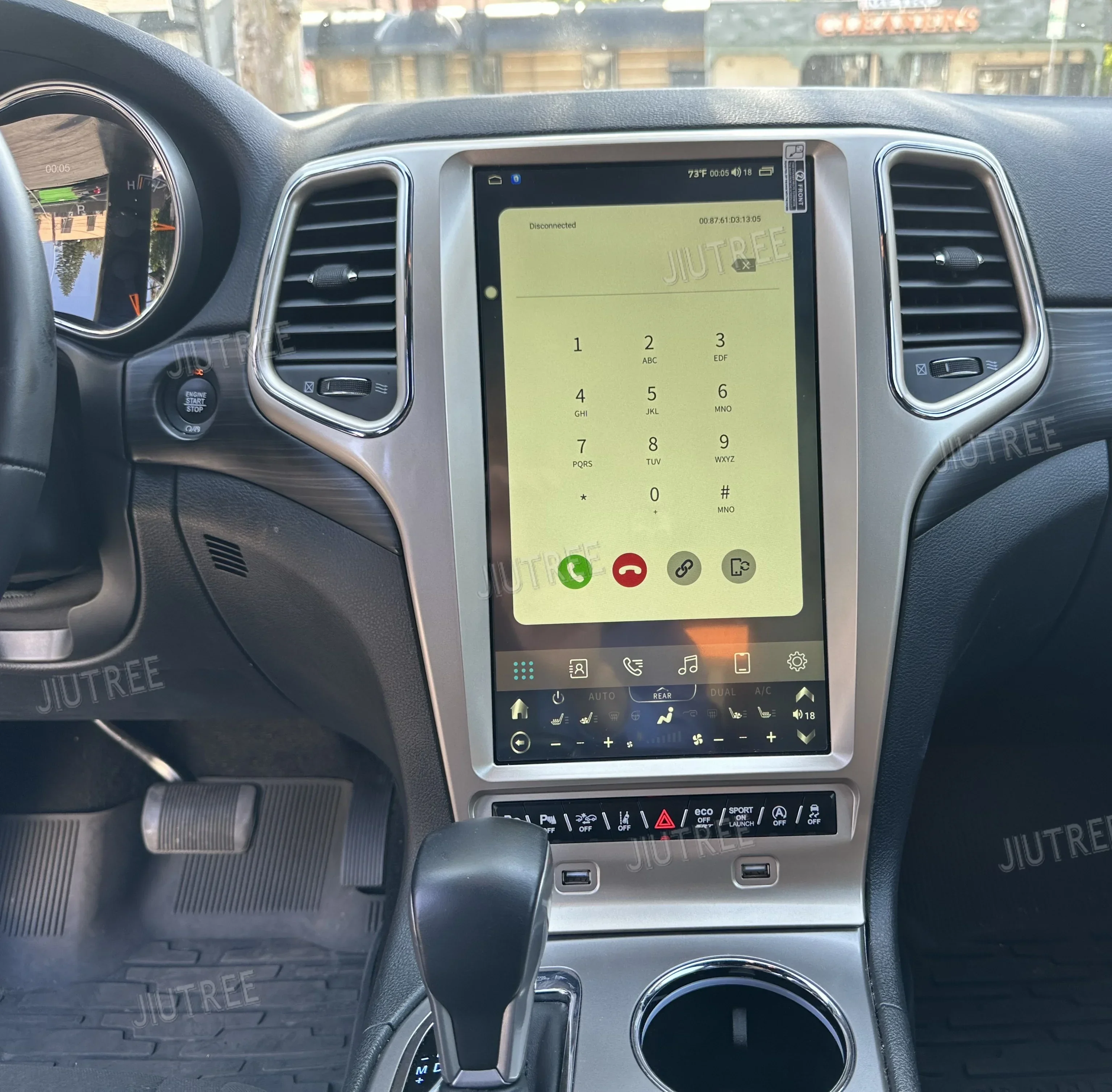 13.6 Inch Android Screen Radio 2din ForJeep Grand Cherokee 2014-2020 GPS Carplay Car Multimedia Video Player Stereo Navi Carplay