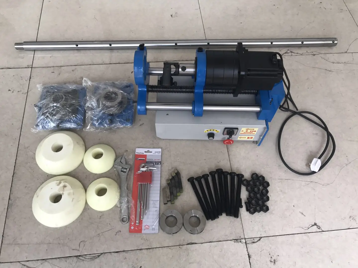 portable welding and boring machine TH50 / electric welding and line boring machine for excavator for sale