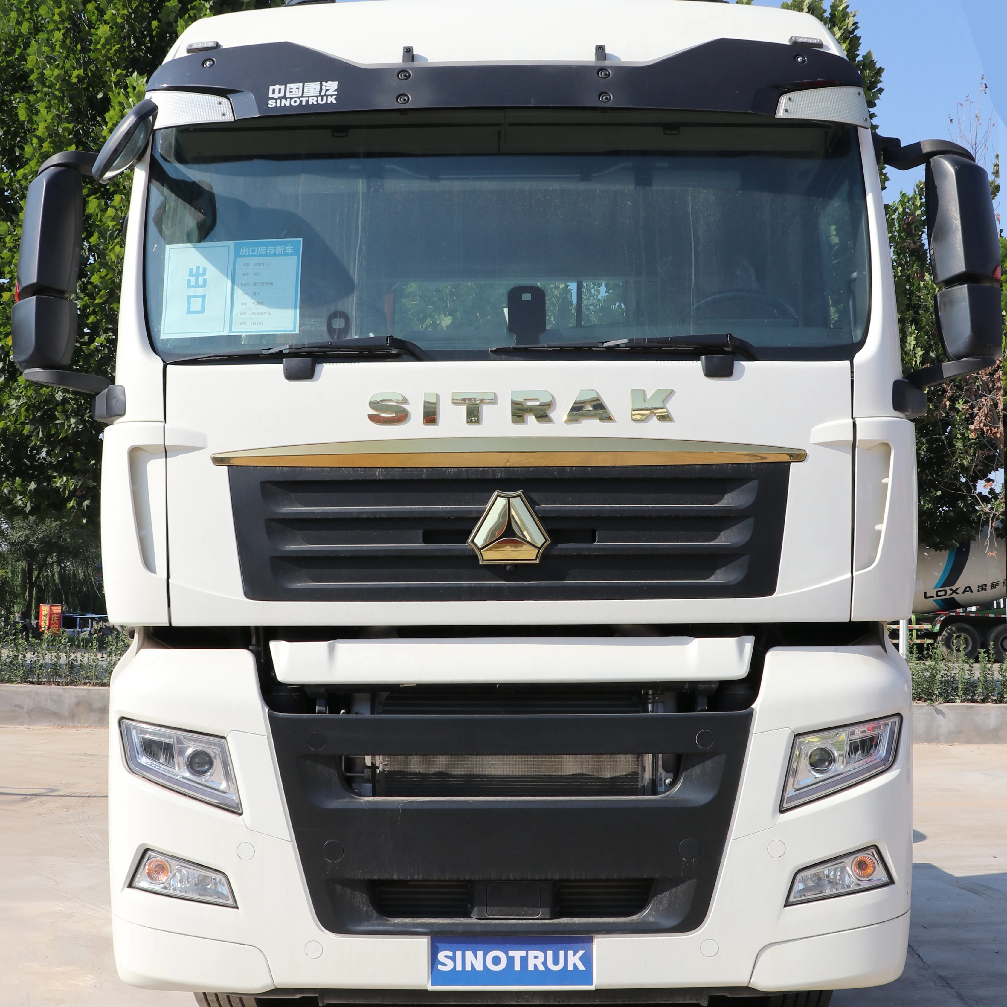 Тягач Sitrak G7S Euro 6 6x4 тягач кабина с кондиционером левое рулевое управление автоматическая ручная коробка передач задняя камера-Распродажа со скидкой
