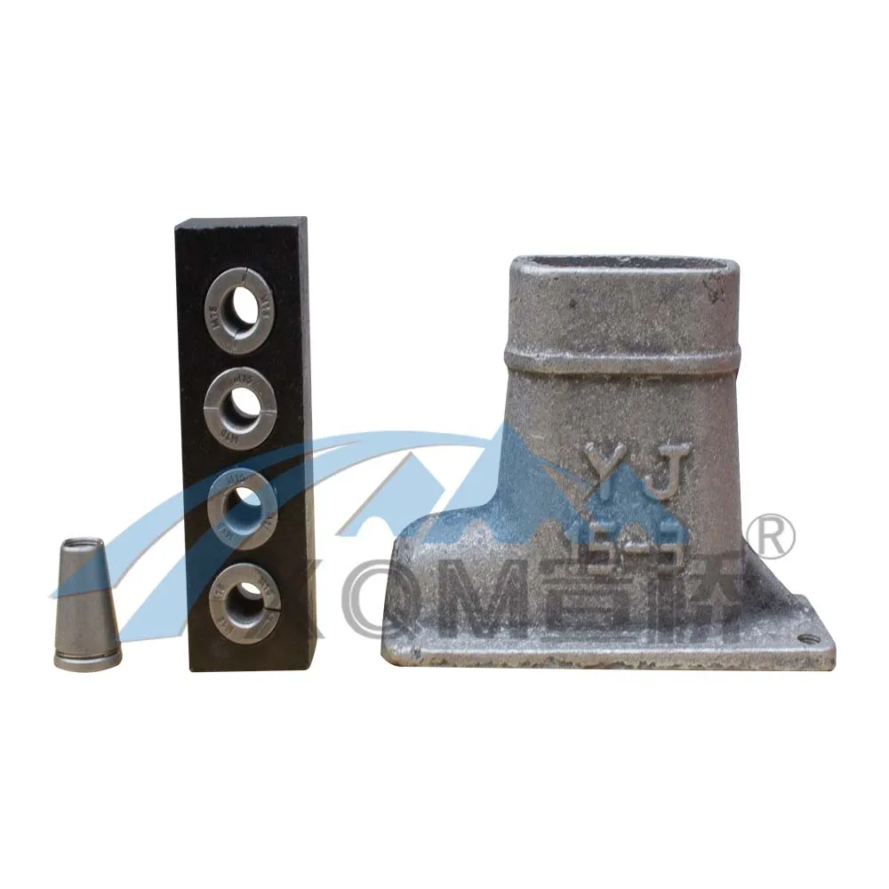 High quality 5 holes Flat slab system tensioning tendons prestressed anchor used for post-tensioning system