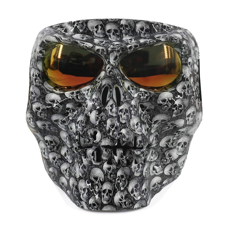 
Colorful Protection Face Cover Goggles Halloween Tactical Paintball Face Protection Cover 