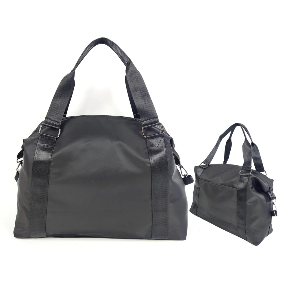 Waterproof Duffle Luggage Bag Trolley For Casual Black Travel Bag Sports Gym Travel Duffle Bag With Custom Logo