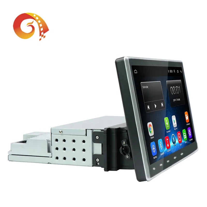 1din Android сенсорный экран 10 дюймов GPS радио навигация автомобильный mp5 плеер с MP5/WIFI/FM для универсального автомобиля