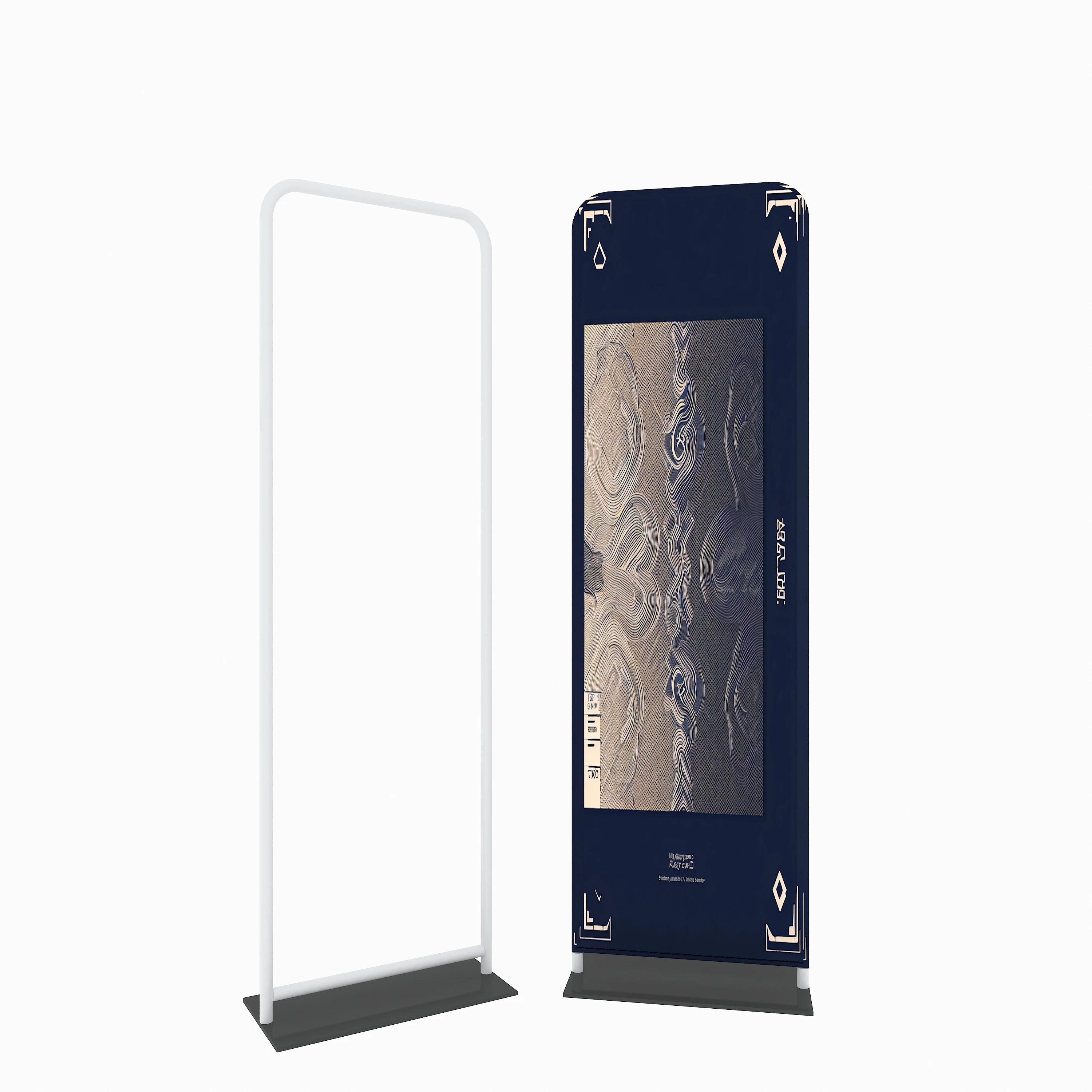 A-NEW Professional Backdrop Banner Stand Large Tube Telescopic For Trade Show and Photo Booth Background Stand