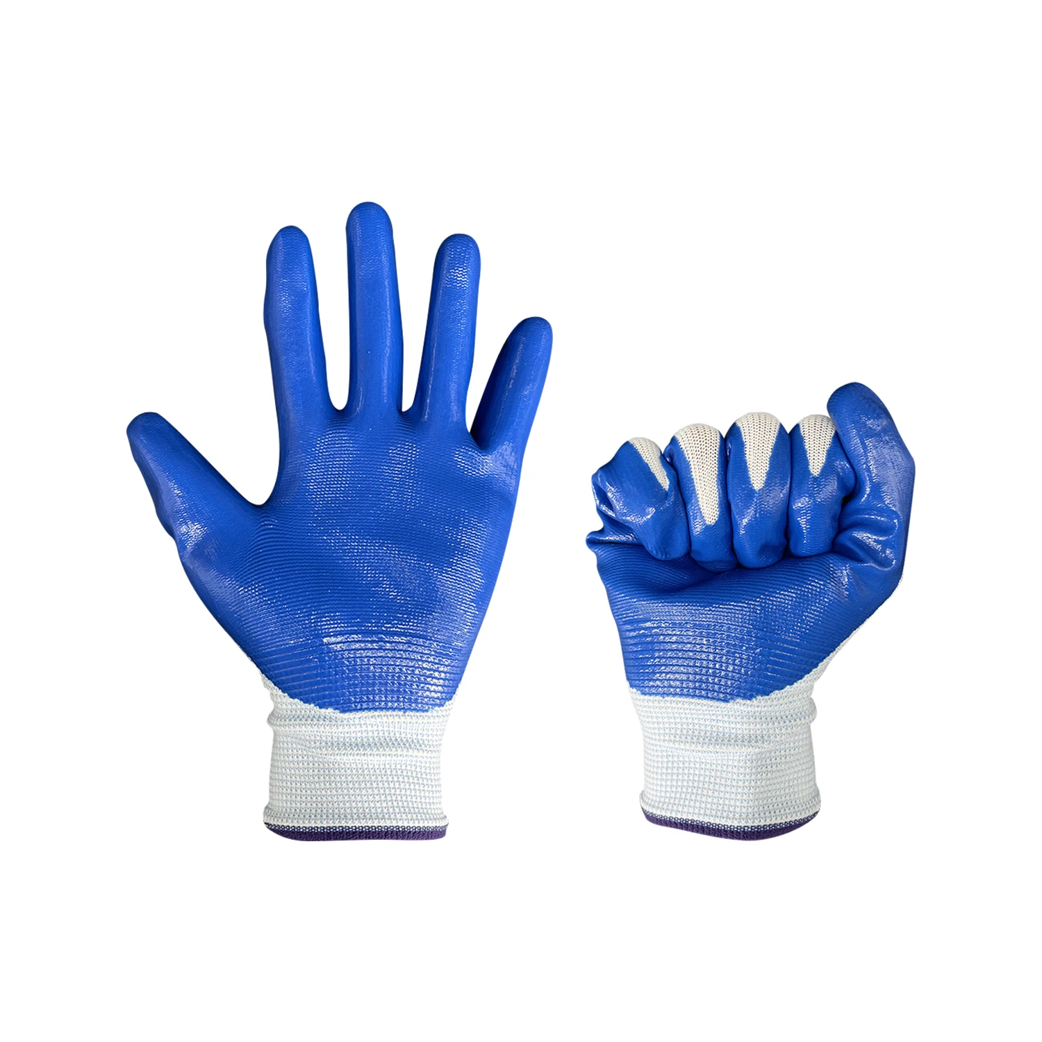Custom design 13-Needle Nylon Nitrile Gloves 32 Grams Glove  Labor Protection Gloves for industrial work