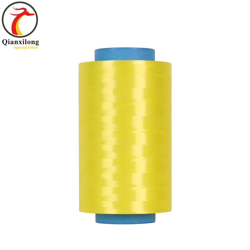 
Zhejiang Manufacturer Color Fiber Yellow High Strength UHMWPE Yarn 15D 