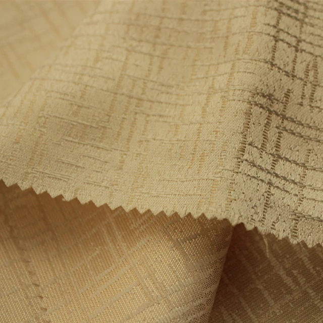 100% polyester fire retardant luxury jacquard curtain stretch fabric elastic