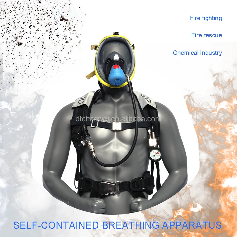 Great Standard Air Supply Breathing Apparatus SCBA Protection Self Contained Breathing Apparatus