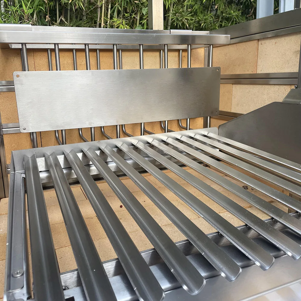 Stainless Steel Outdoor Charcoal Grill Oven Built In Argentinian Bbq Trolley Santa Maria Fire Place Argentine Grill Gaucho Grill