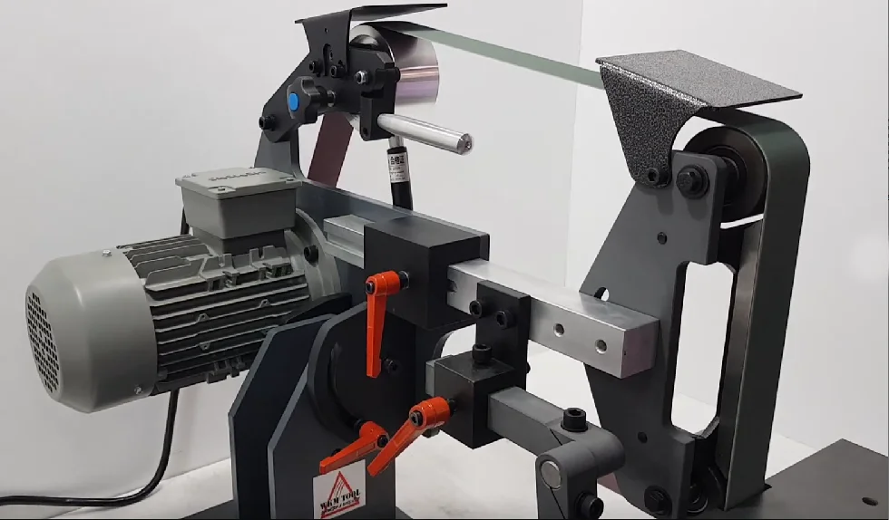 high-quality safety 2x72 manual sand belt reversible belt sander grinder for metal knife