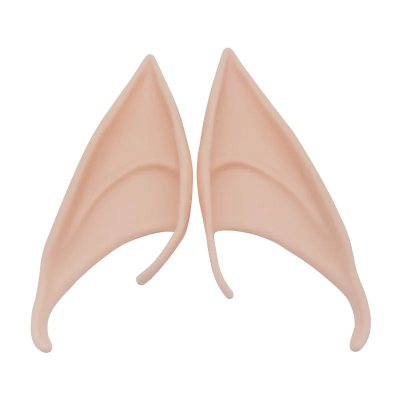 Halloween Latex Elf Ears High Simulation Soft Harmless False Ears Props Fairy Angel Dress Up Cosplay Props