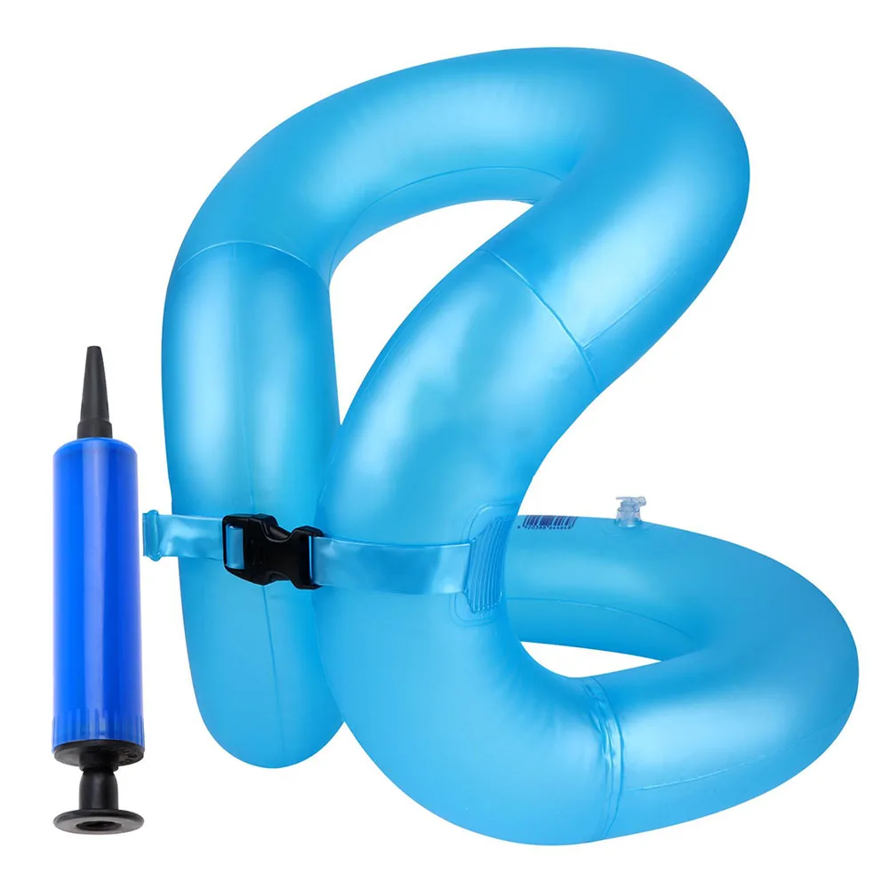 PVC inflatable Adjustable Safety Buckle Durable Float Tube Surround Air Bag Inflatable Pool Floats Swim Vest