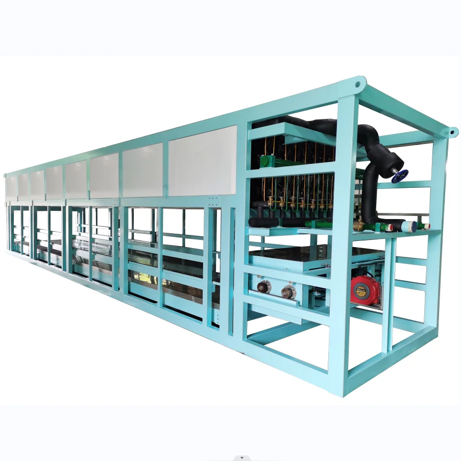 ICEUPS 30T 50kg industrial ice brick machine for ice plant sell ice.