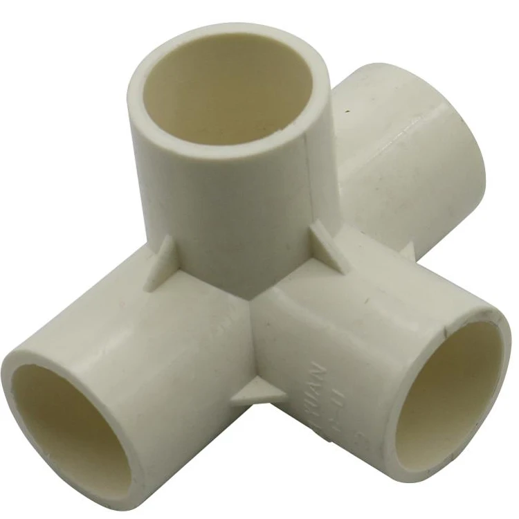 Factory Outlet Furniture Grade PVC Pipe Fittings Equal Tee for Water Supply