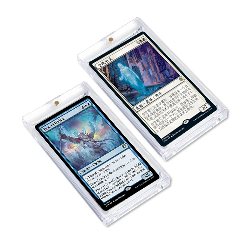 Hot 100pcs 6x9Inch Clear Hard Card Sleeves Pro Safe Transparent PVC Top Loader Case  ACEO MTG Hockey MTG Credit Cards Passports