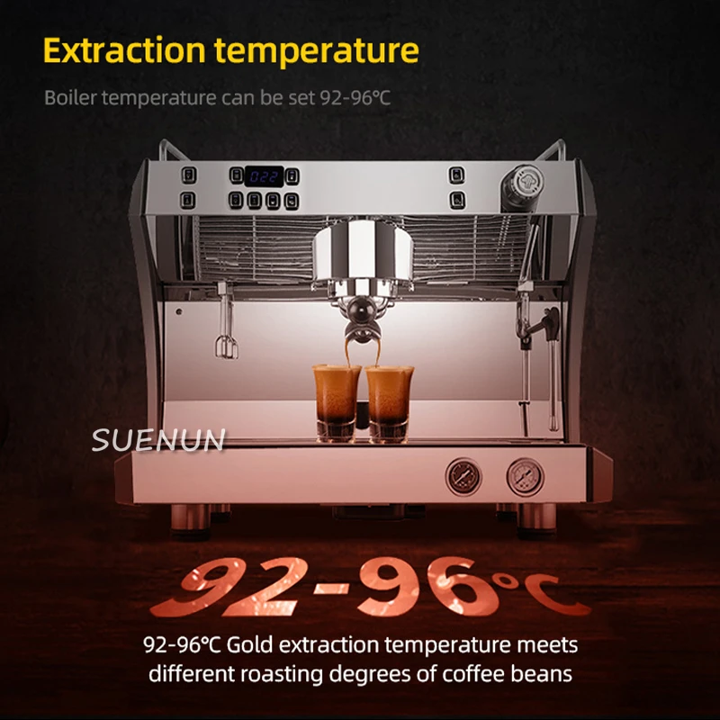 Single-Head Italian Semi-Automatic Coffee Machine Commercial Mesin Kopi Kahve Makinesi Coffee Shop Equipment Coffee Machine