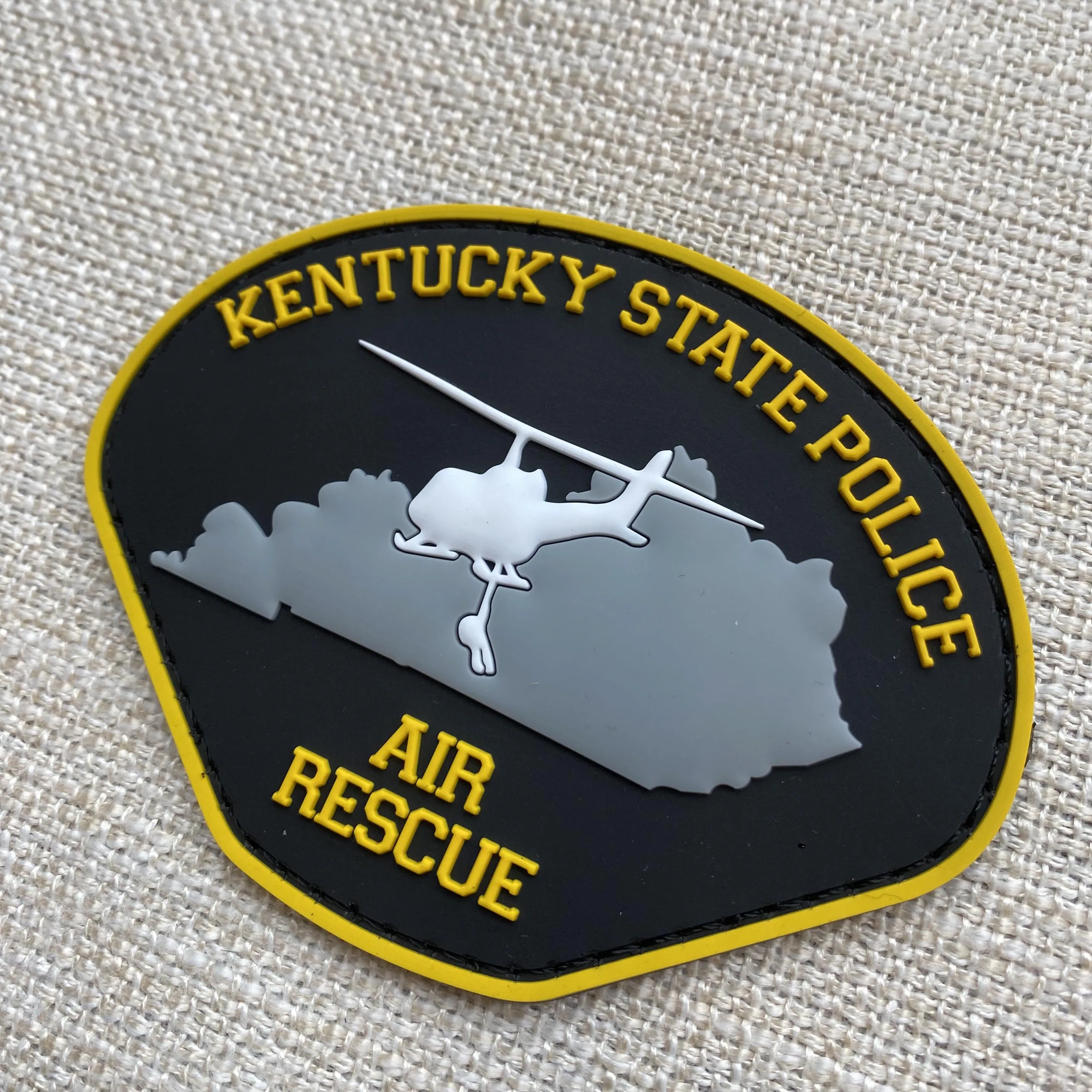 Wholesales Custom Luminous Tactical Rubber Patch Pvc Rubber Tactical Patch Logo Design 3D PVC Rubber Patch