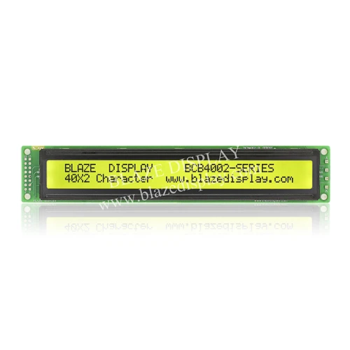 High inquiry 40x2 monochrome character LCD module yellow-green/blue/gray LCD display 40*2 4002 LCD pannel