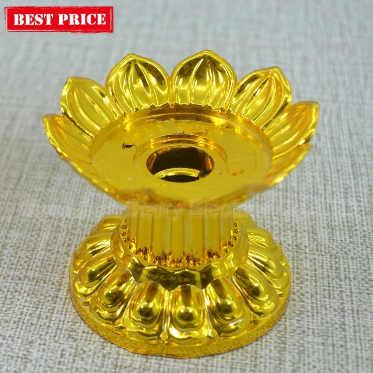 Battery Operated LED Chinese Lotus Candle With Moving Wick Flame