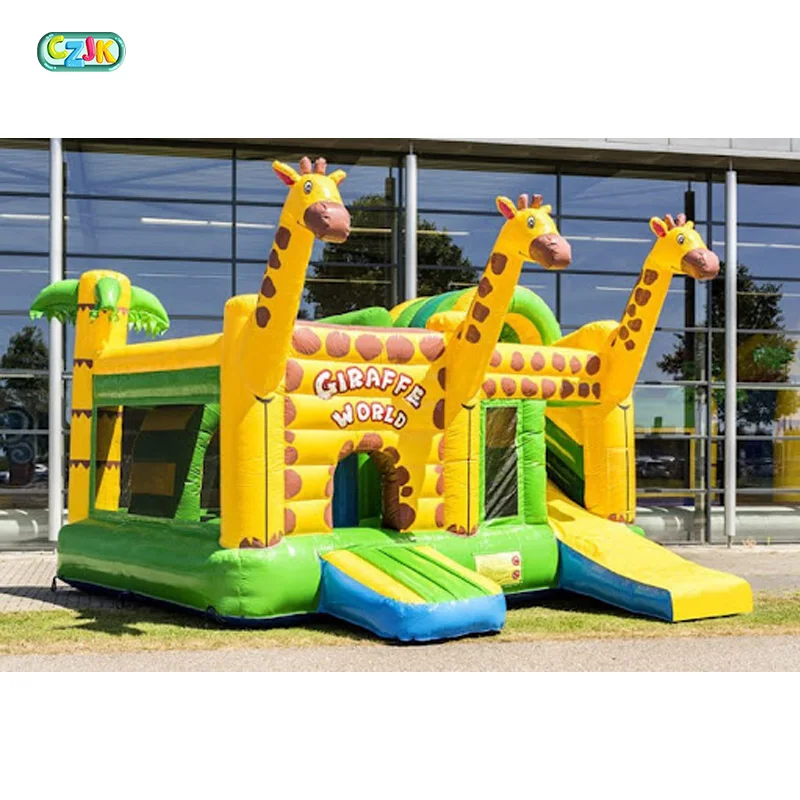 moonwalk inflatable bouncer jumping bouncy castle jumper with giraffe bounce house manufacturer
