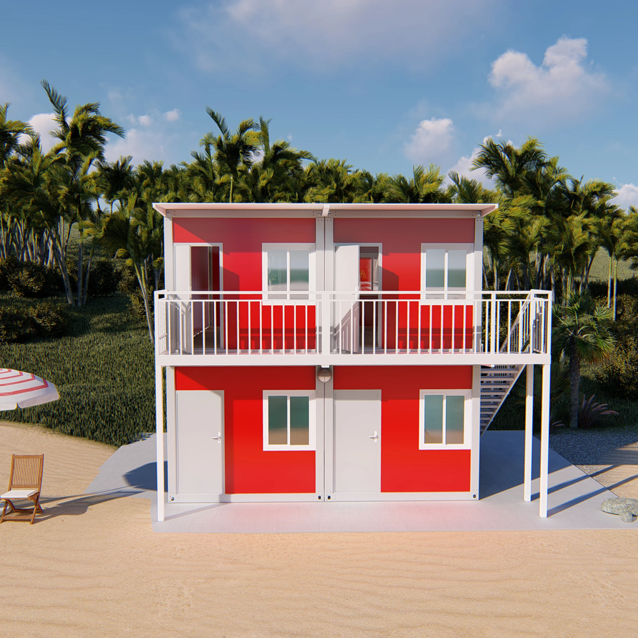 China factory customized service prefabricated container house with multiple styles and uses